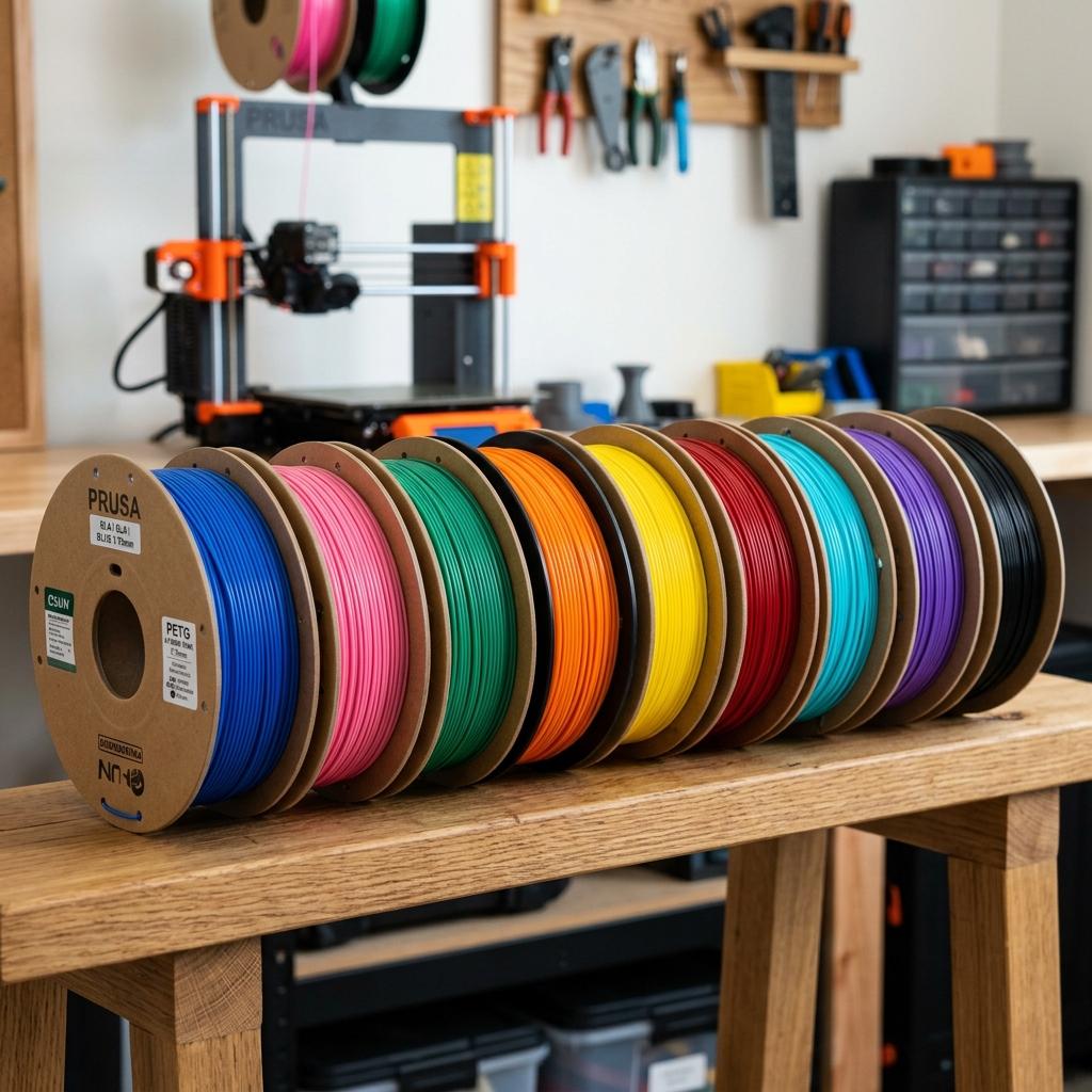 Comparing surface layers, resin parts, and physical filament spools at ThinkToReality. - Image 2