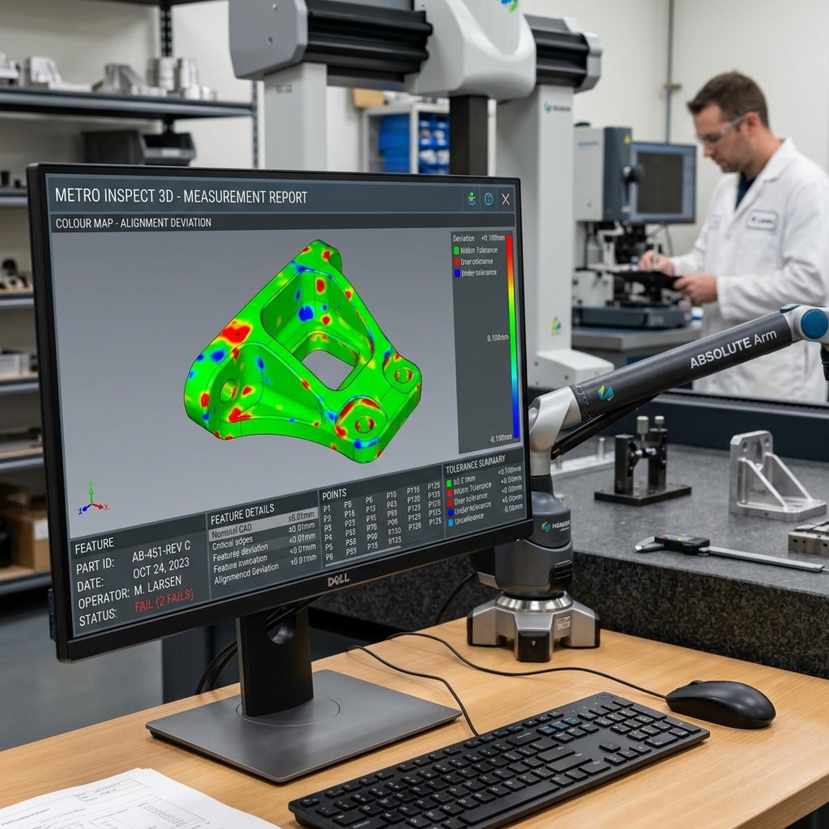 Inspection heat map alignments and quality deviation check summaries at ThinkToReality. - Image 1
