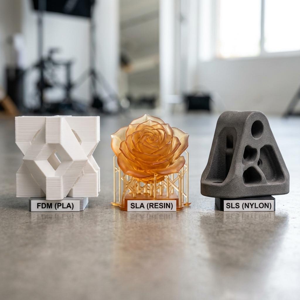 FDM vs SLA vs SLS: Choosing the Right 3D Printing Technology