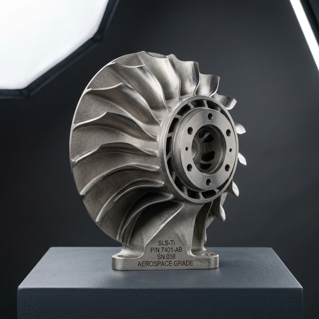 3D Printed Titanium Impeller Blade
