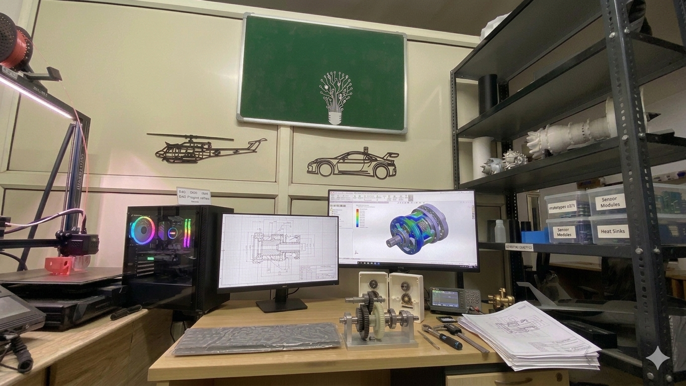 Parametric CAD assembly architecture and internal mechanical gear layout designed by ThinkToReality engineers. - Image 2